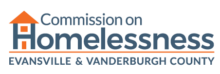 Logo for the Commission on Homelessness for Evansville and Vanderburgh County, Indiana