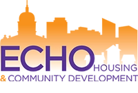 logo for echo housing and community development