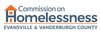 Logo for the Commission on Homelessness for Evansville and Vanderburgh County, Indiana