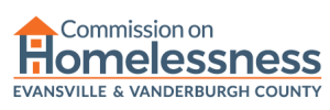 Logo for the Commission on Homelessness for Evansville and Vanderburgh County, Indiana